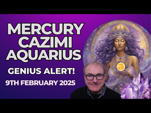 Video thumbnail for Mercury Cazimi - Genius Alert!