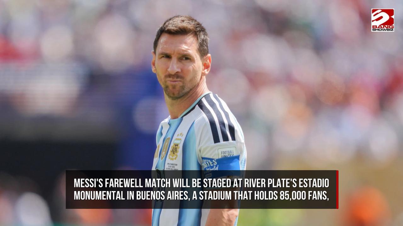 Video thumbnail for Lionel Messi named in Argentina squad for farewell match