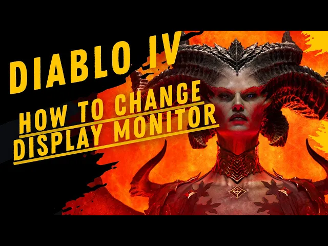 Video thumbnail for How To Change Display Monitor In Diablo IV