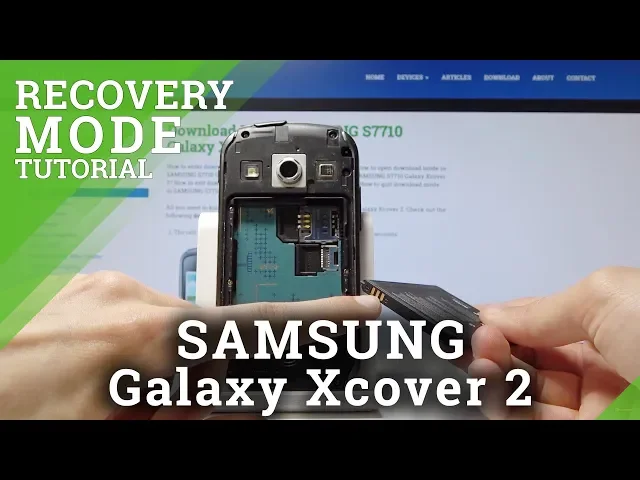 Video thumbnail for How to Remove Battery in SAMSUNG Xcover 2 - Force Restart