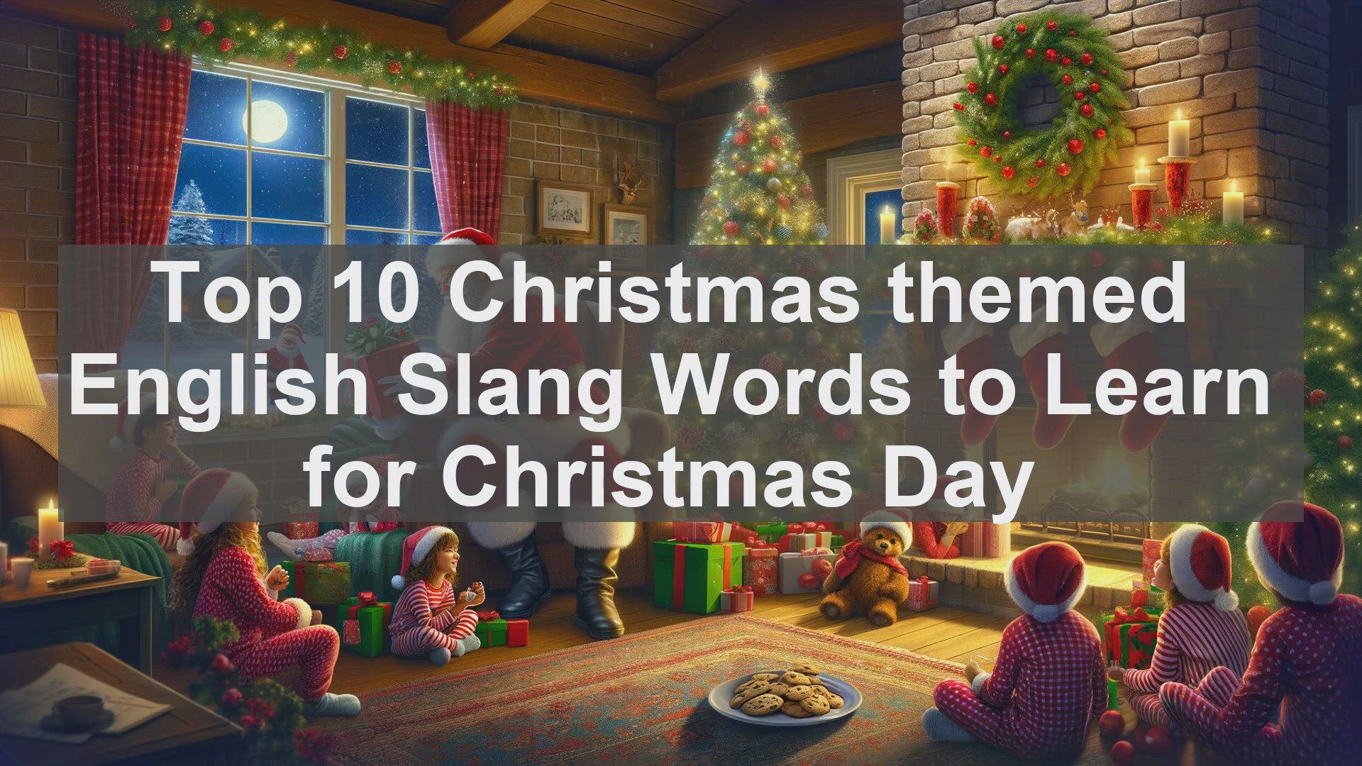 'Video thumbnail for Top 10 Christmas themed English Slang Words to Learn for Christmas Day'