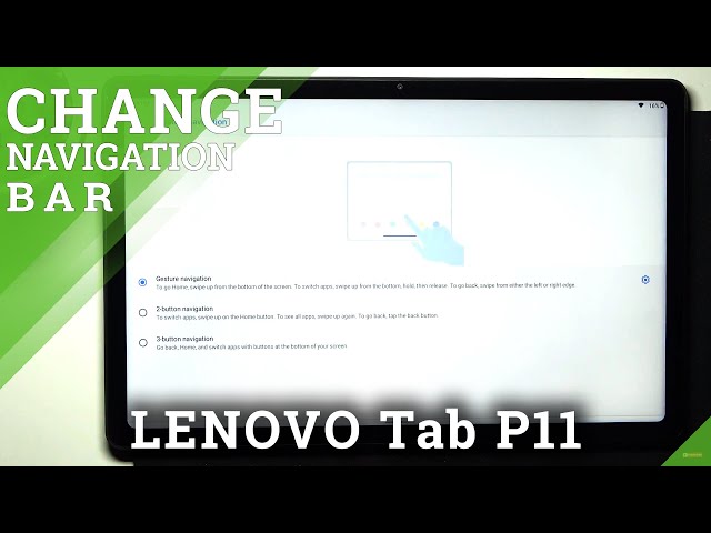 Video thumbnail for How to Change Navigation Bar in Lenovo Tab P11 - Navigation Gestures Instead of Buttons