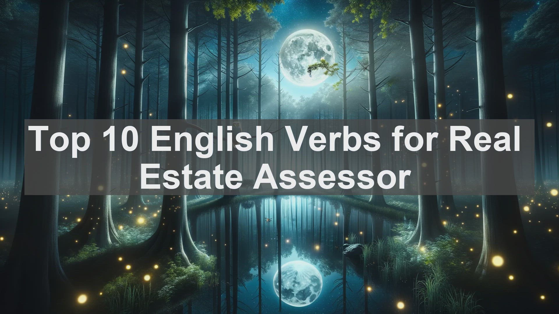 'Video thumbnail for Top 10 English Verbs for Real Estate Assessor'