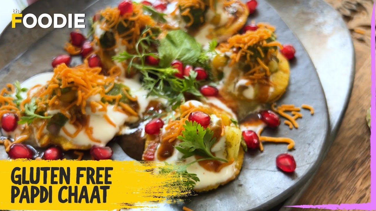 Video thumbnail for Gluten Free Papdi Chaat | Gluten Free Papdi Recipe | How To Make Papdi Chaat