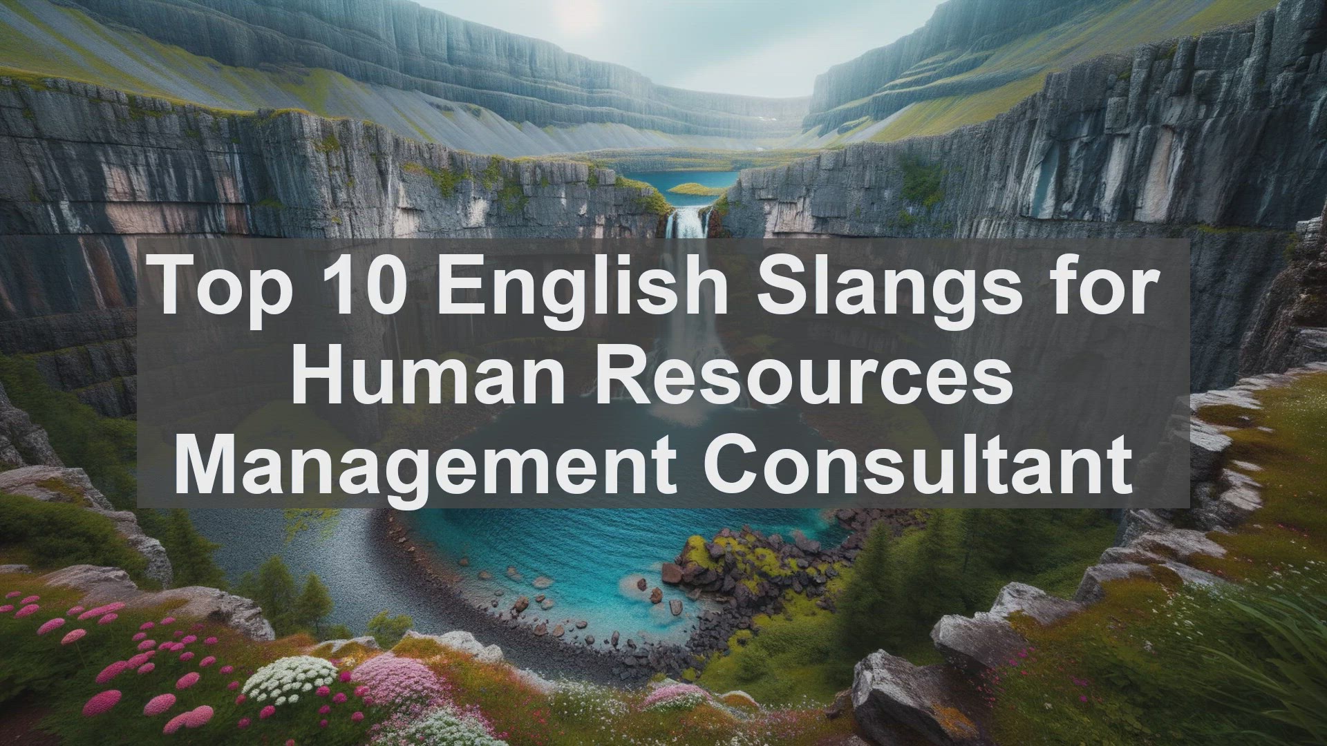 'Video thumbnail for Top 10 English Slangs for Human Resources Management Consultant'