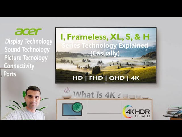 Video thumbnail for 4k tv explained | Acer 43'' Frameless series 4K Smart TV #acer #4ktv #acertv  #androidtv  @PCtribe!