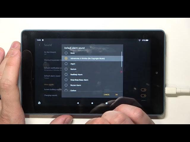 Video thumbnail for Amazon Fire 7 - How To Change Alarm Sounds