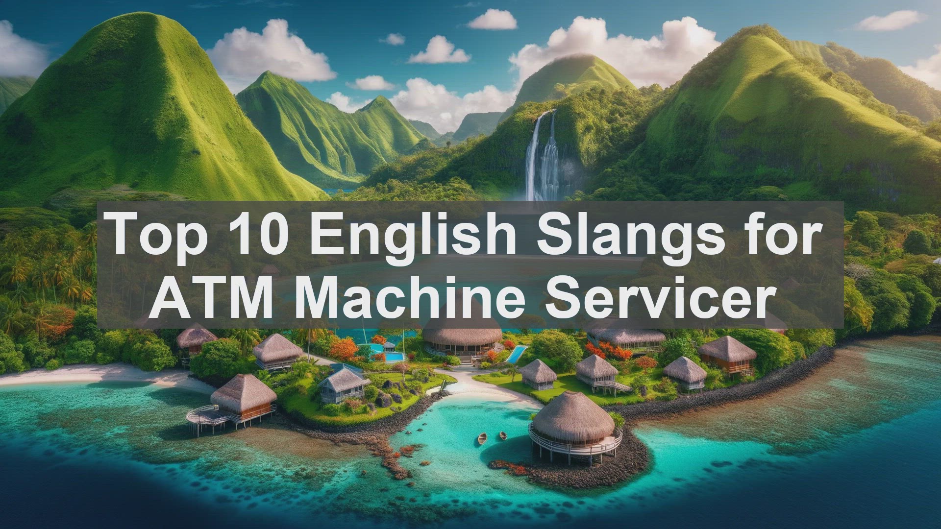 'Video thumbnail for Top 10 English Slangs for ATM Machine Servicer'