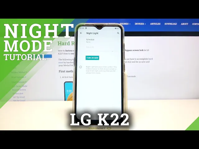 Video thumbnail for How to Activate Eye Comfort Mode in LG K22 – Adjust Brightness