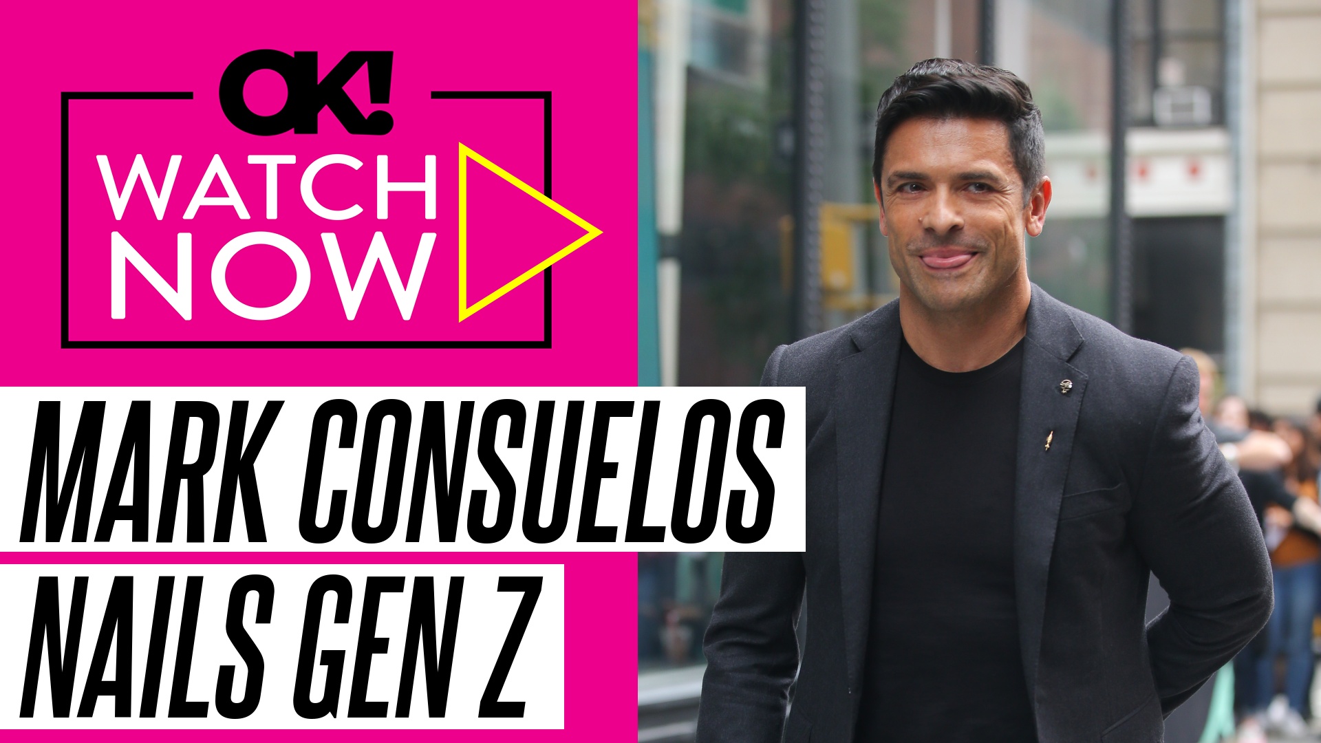 Video thumbnail for Mark Consuelos Hilariously Mimics the 'Gen Z Stare' After Awkward Encounter With Young Fan: Watch