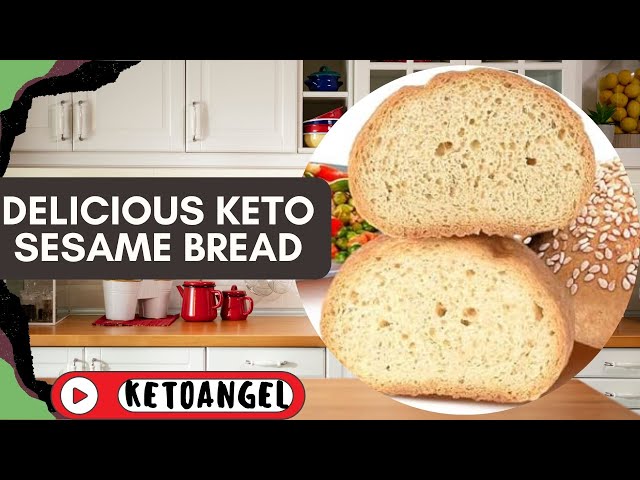 'Video thumbnail for Delicious Keto Sesame Bread: A Low Carb Alternative You’ll Love'