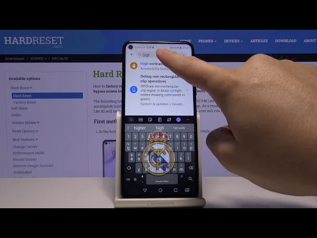 Video thumbnail for How to Manage Text Settings in Huawei P40 Lite 5G - Activate High Contrast Text