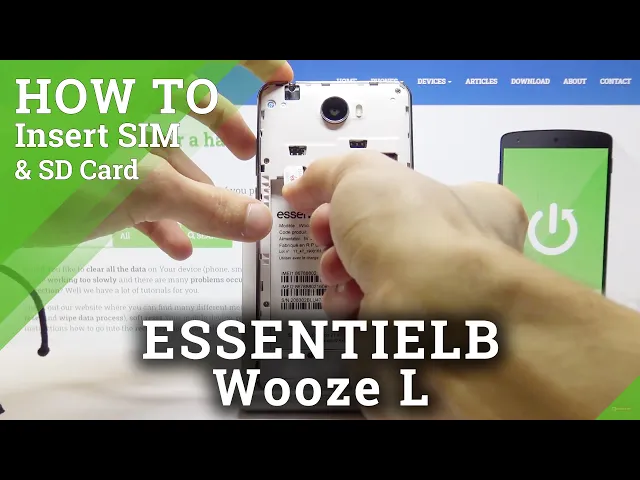 Video thumbnail for How to Install SIM & SD Card into ESSENTIELB Wooze L –  Nano SIM & Micro SD