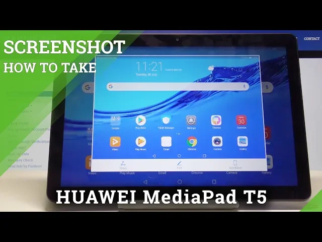 Video thumbnail for How to Take Screenshot in HUAWEI MediaPad T5 - Grab Screen