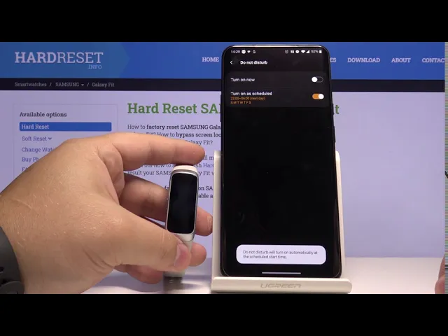 Video thumbnail for How to Activate Do Not Disturb Mode in SAMSUNG Galaxy Fit – Silent Mode