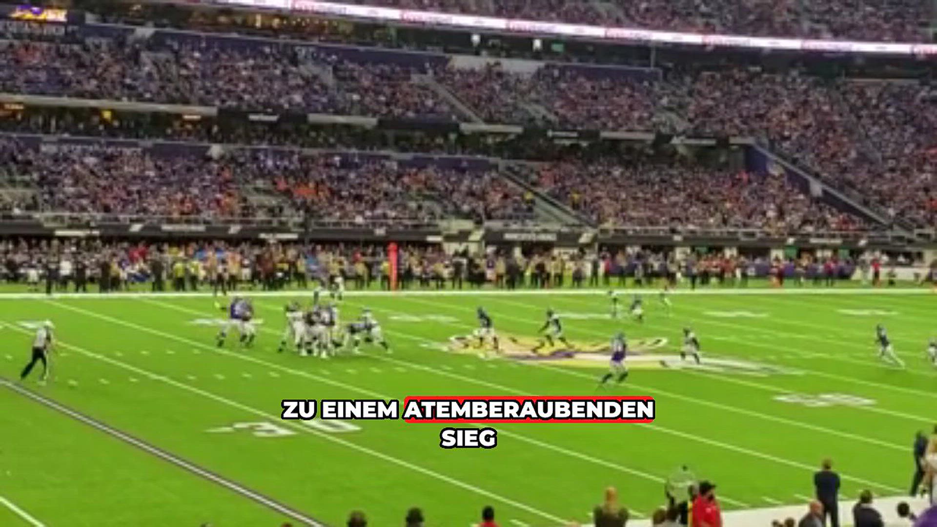 'Video thumbnail for Thriller in der NFL: Lamar Jackson führt Ravens zu Sieg über Bengals'