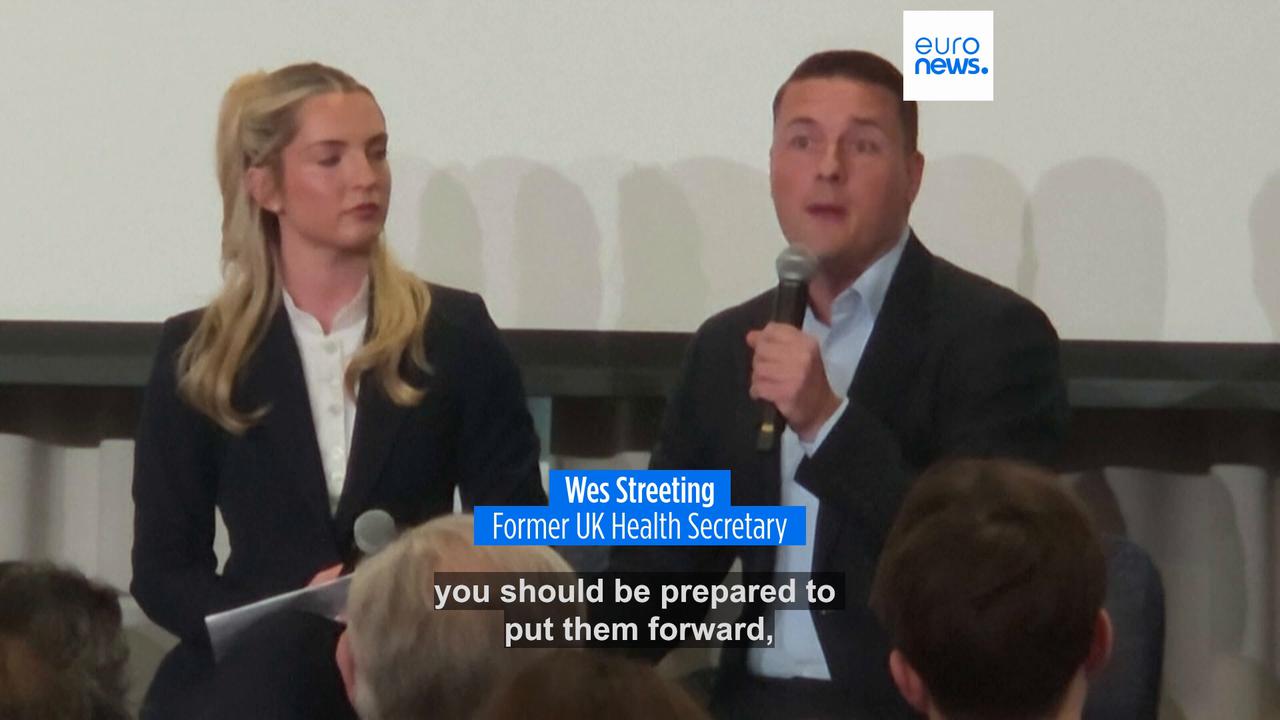 Video thumbnail for UK leadership hopeful Streeting calls Brexit a 'catastrophic mistake'