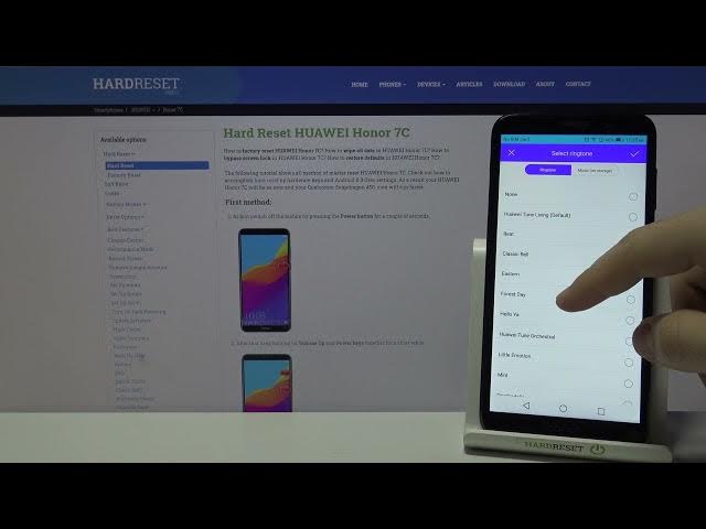 Video thumbnail for How to Change Ringtone on HUAWEI HONOR 7C – Adjust Sound Settings