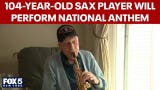 Video thumbnail for 104-year-old saxophone player