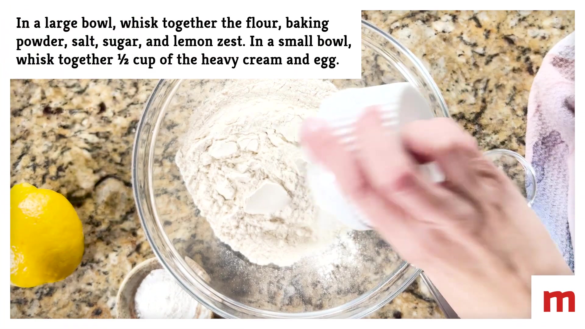 Video thumbnail for White Chocolate Raspberry Scones Recipe