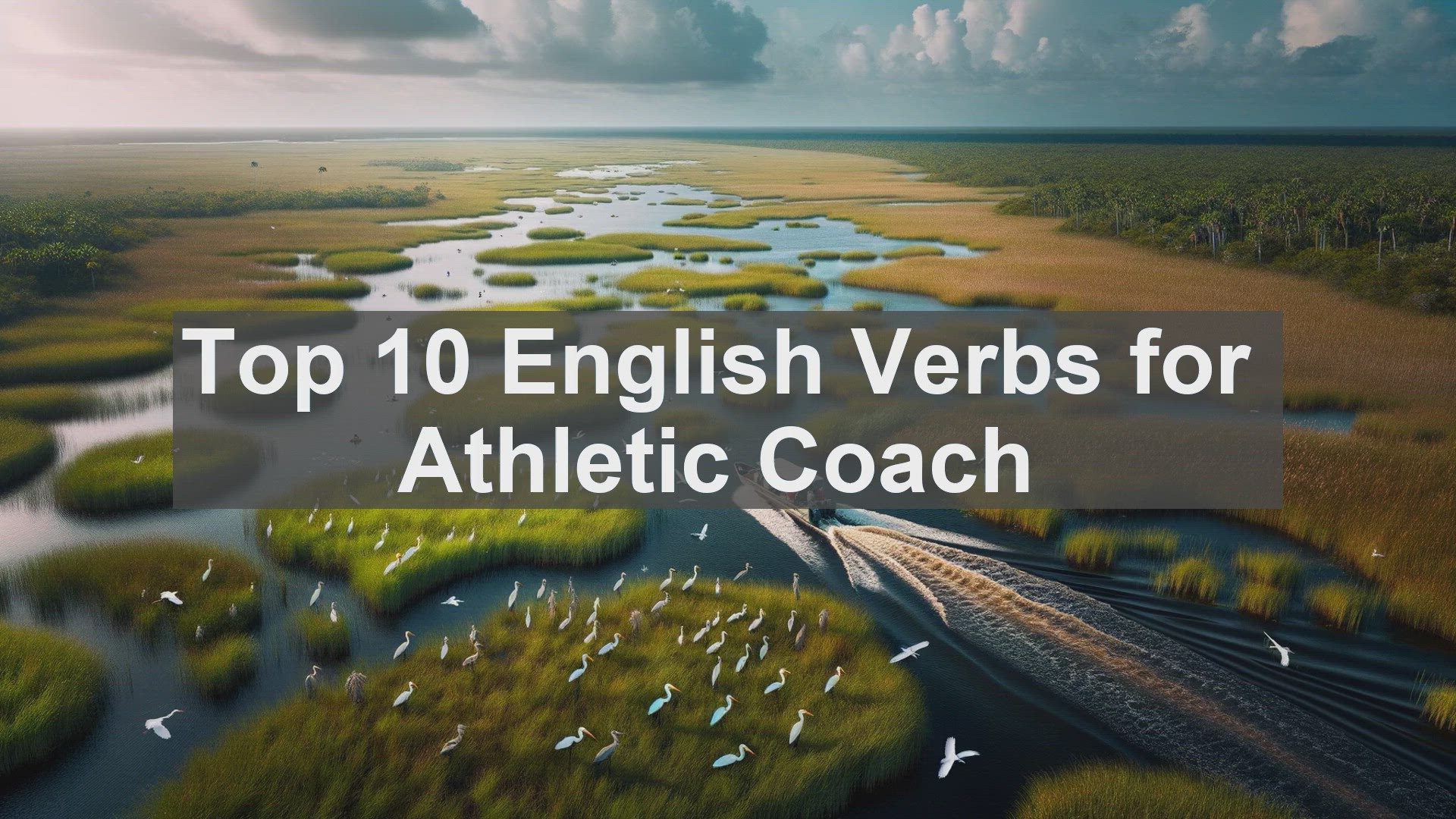 'Video thumbnail for Top 10 English Verbs for Athletic Coach'