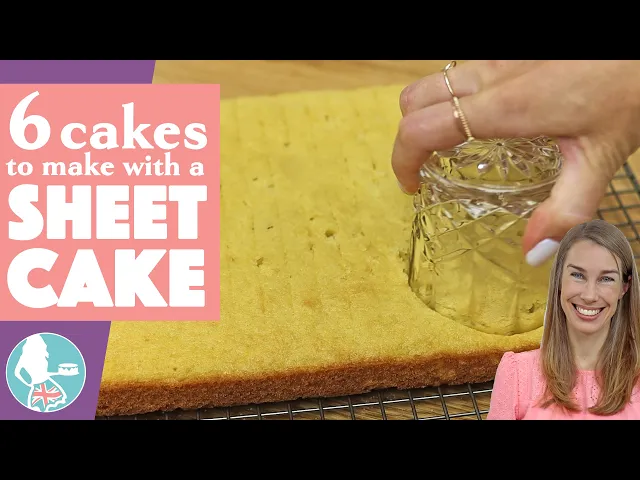 Video thumbnail for 6 Cakes to Make from Sheet Cakes (Rectangular Cakes)