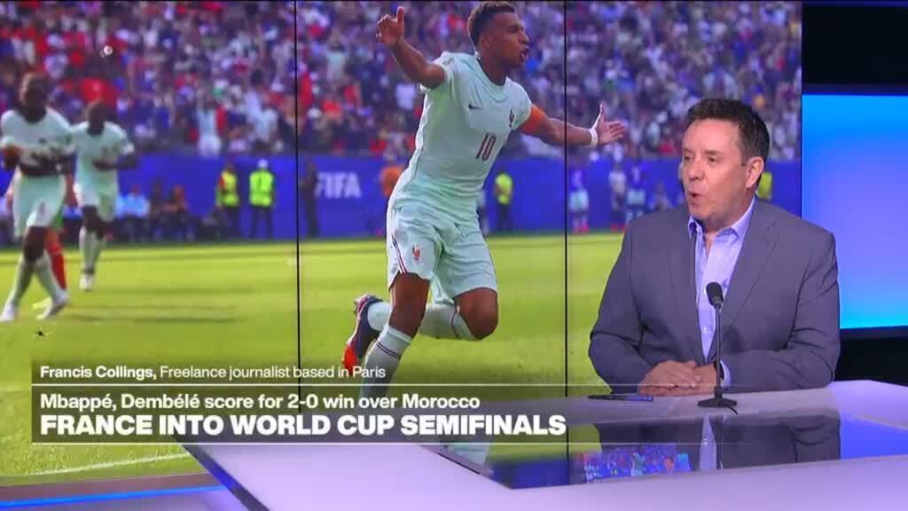 Video thumbnail for France into World Cup semi-finals : 'When it gets a bit difficult, they can hang in there'