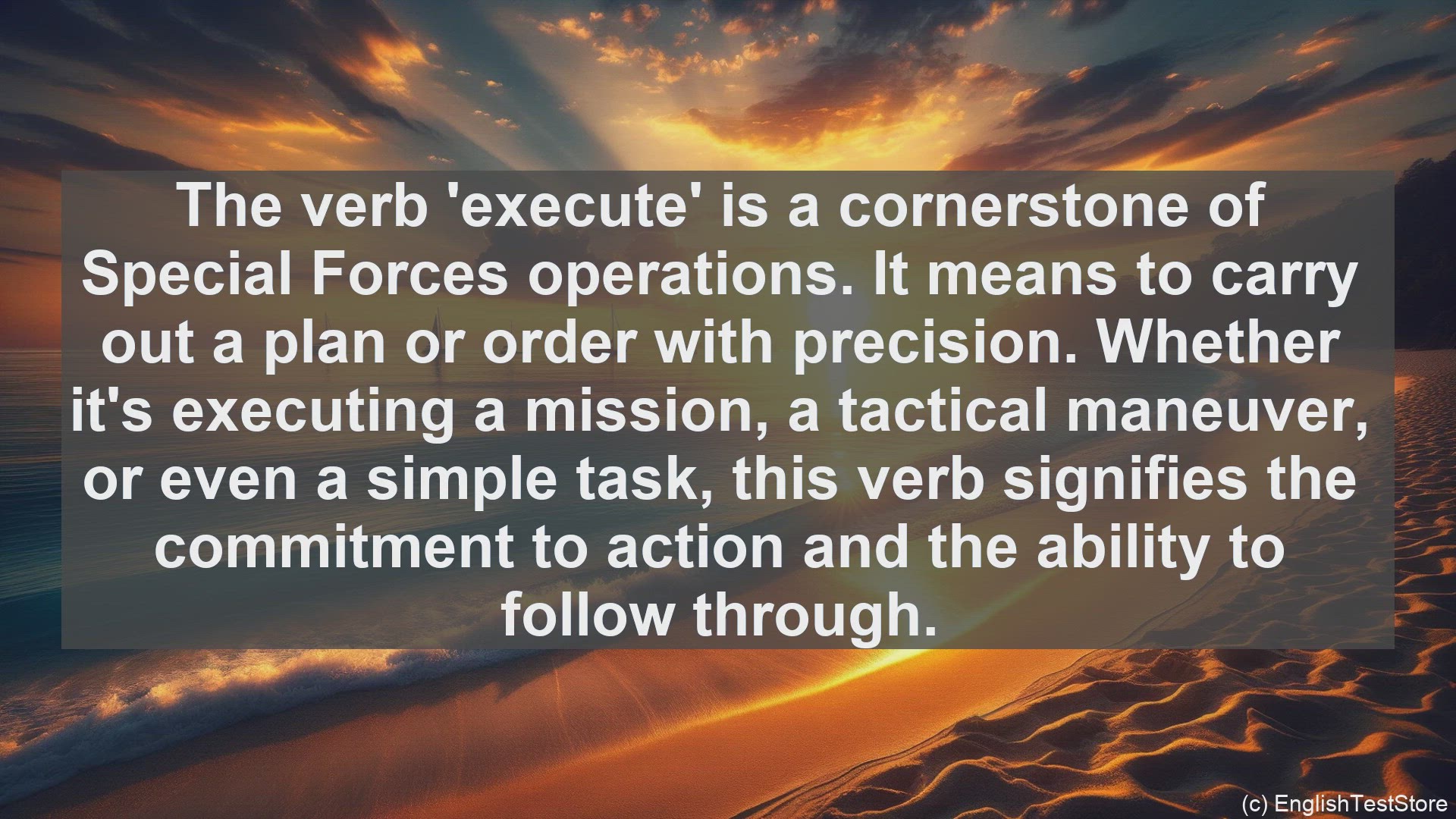 'Video thumbnail for Top 10 English Verbs for Special Forces Officers'