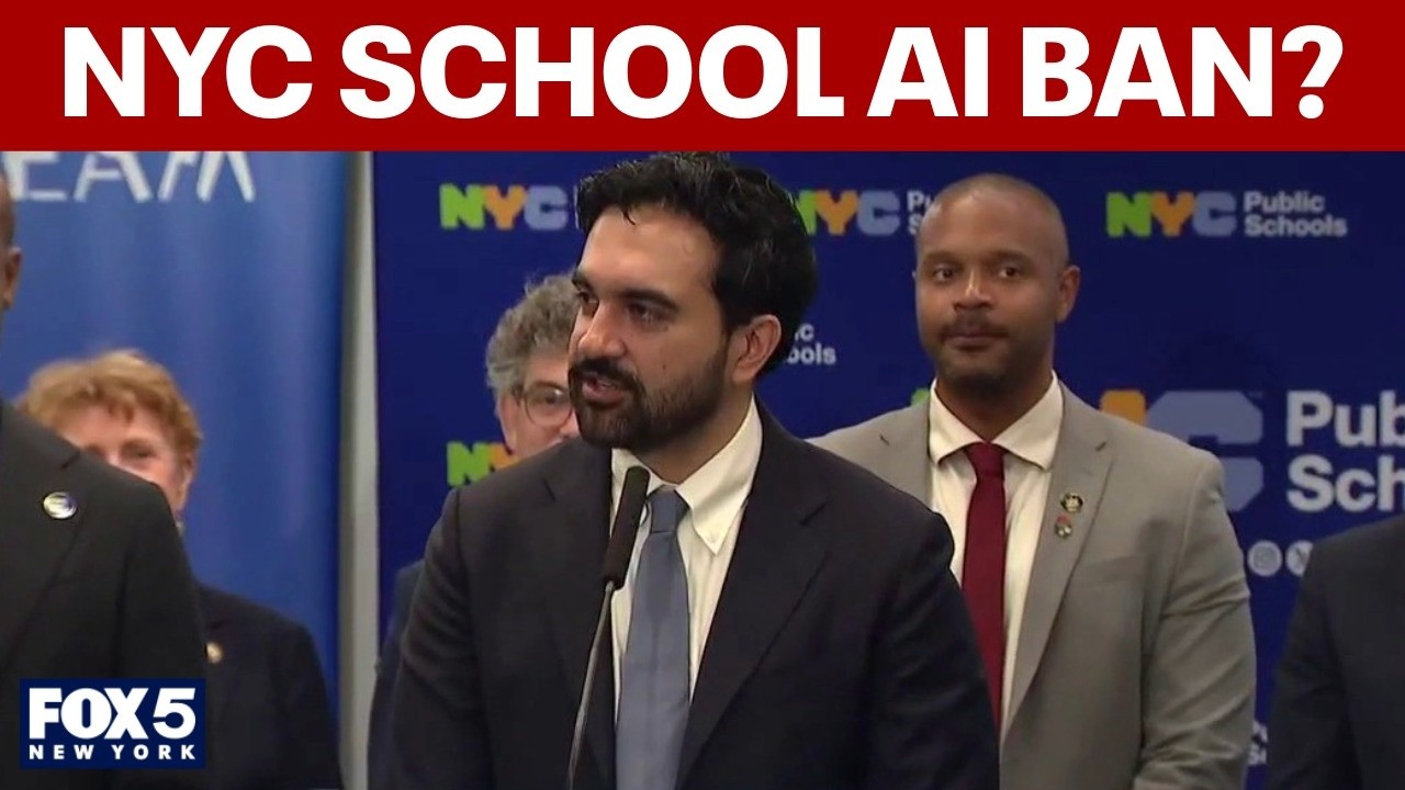 Video thumbnail for Why is Mamdani banning generative AI for NYC schools?