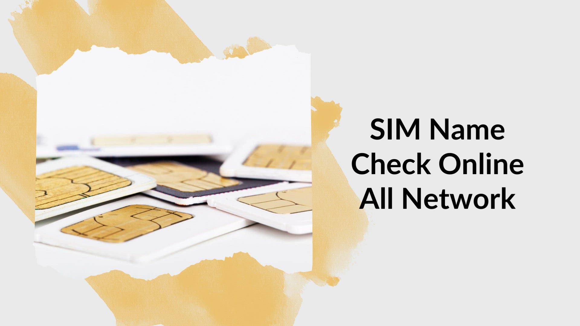 Video thumbnail for SIM Name Check Online All Network Unknown Sim Number Detail – Online Guide in 2023