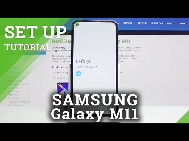 Video thumbnail for How to Set Up SAMSUNG Galaxy M11 – First Activation