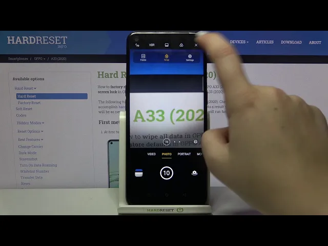 Video thumbnail for How to Use Camera Timer on OPPO A33 2020 – Delay Taking Photo
