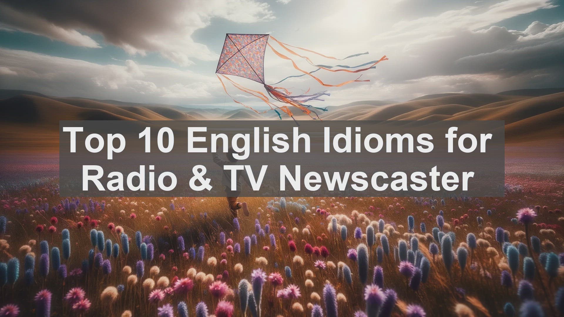 'Video thumbnail for Top 10 English Idioms for Radio  TV Newscaster'