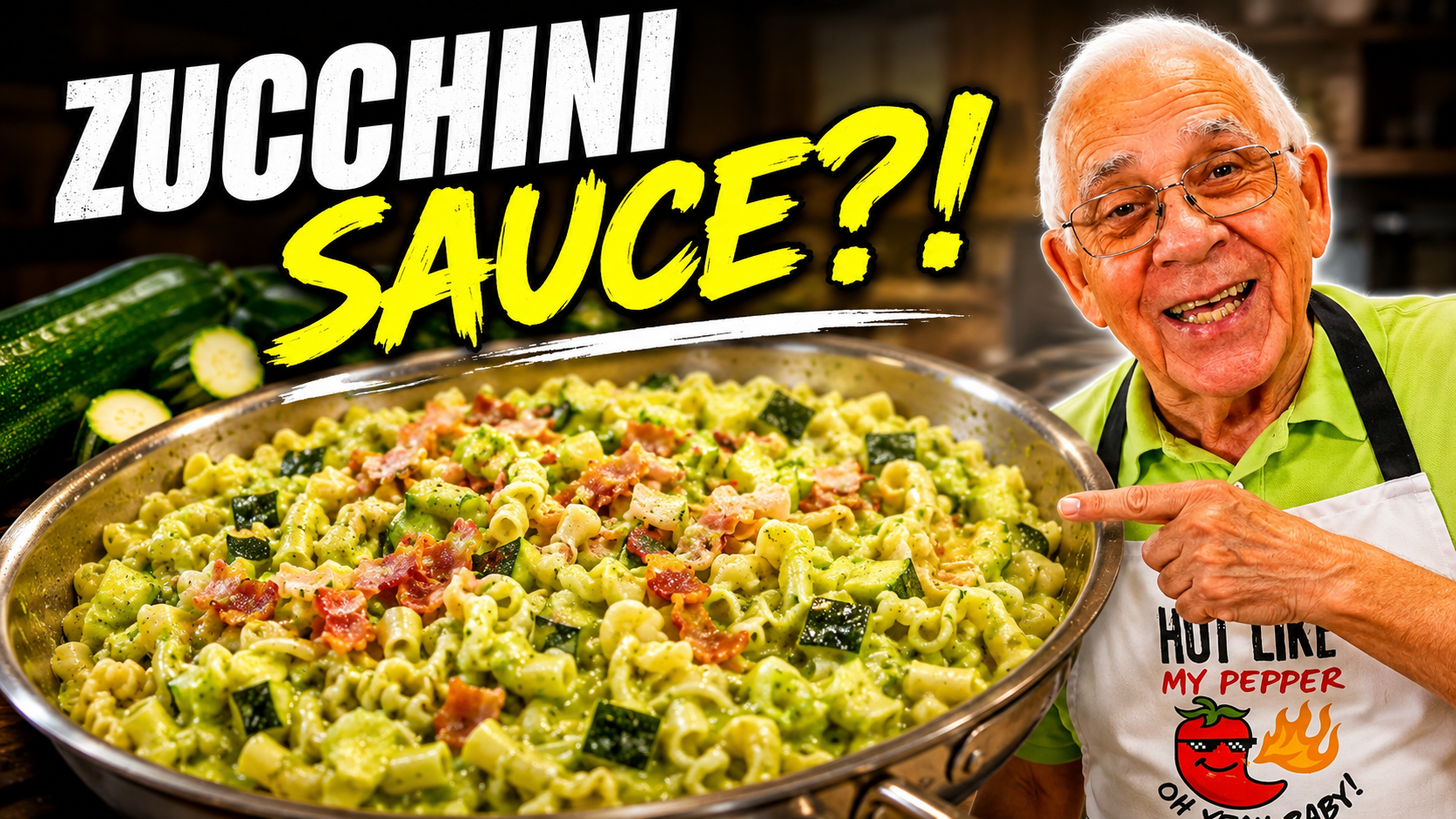 Video thumbnail for If You Have Zucchini, Make This Creamy Pasta Sauce Today!