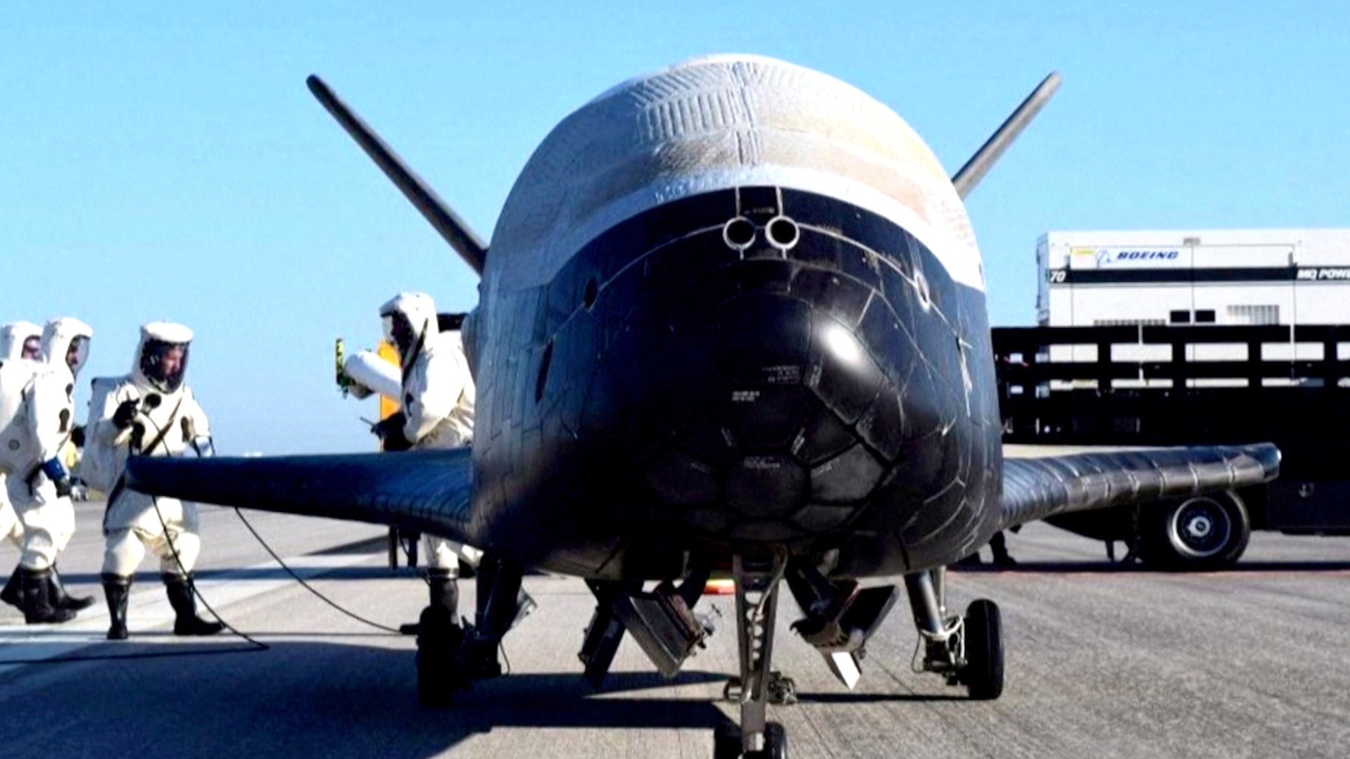 Video thumbnail for Space Force's X-37B: Classified Robotic Space Plane Launched on Falcon Heavy