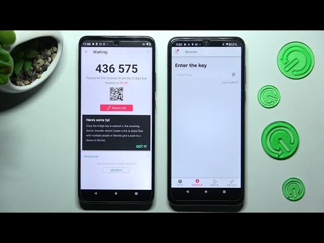 Video thumbnail for How to Transfer files from Motorola One 5G Ace to an Android Device - Install Send Anywhere
