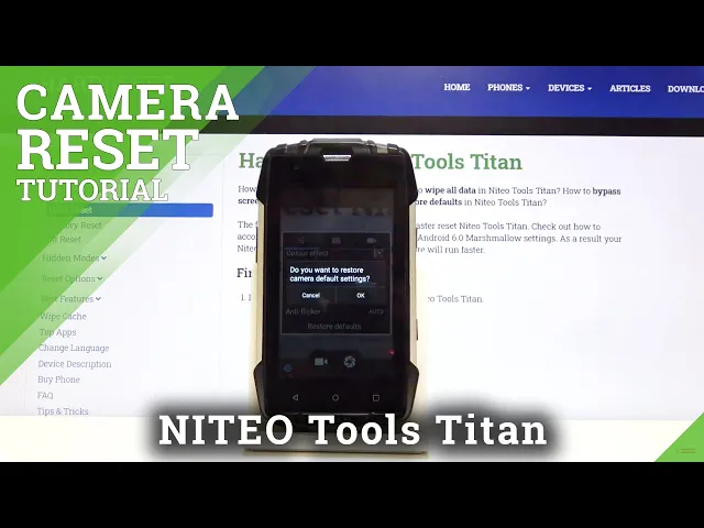 Video thumbnail for How to Reset Camera Settings on Niteo Tools Titan – Restore Camera Default