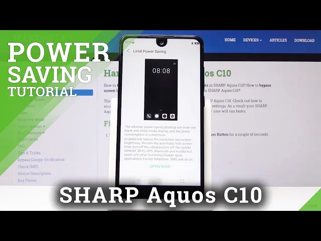 Video thumbnail for How to Save Power in SHARP C10 - Power Saving Mode
