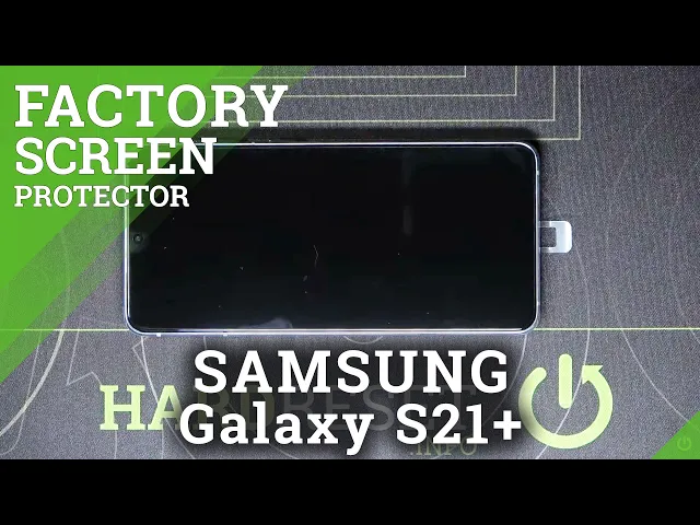 Video thumbnail for How to Install Screen Protector on Samsung Galaxy S21+? Tempered Glass
