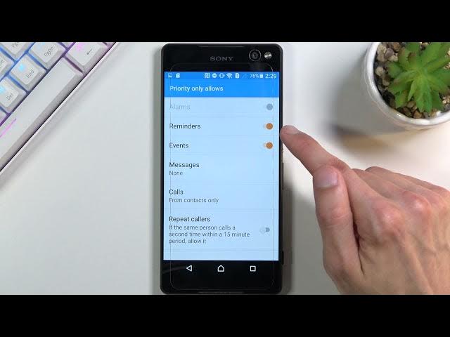 Video thumbnail for SONY Xperia C5 and Sound Settings – Set Up and Manage Do Not Disturb Mode