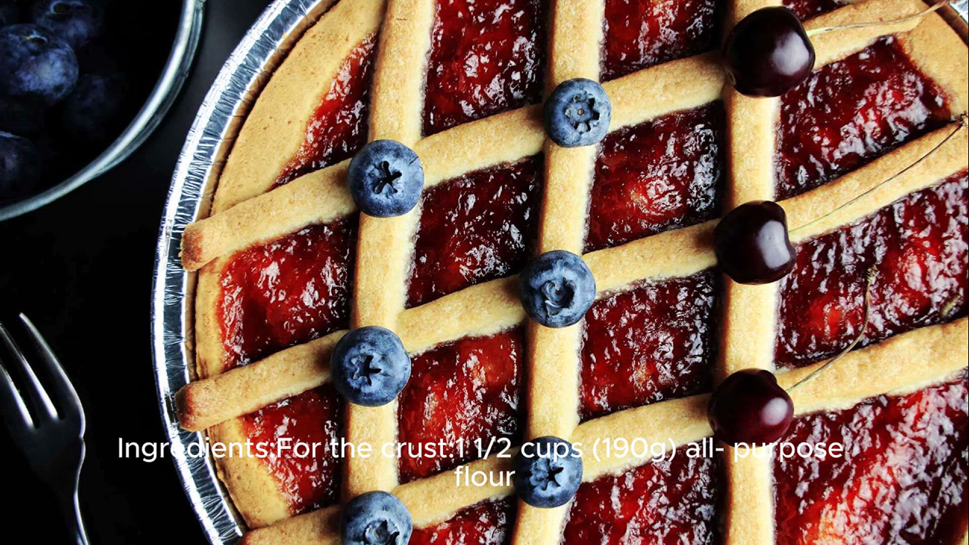 Video thumbnail for Italian Raspberry Crostata recipe