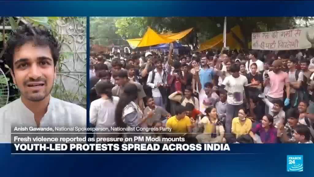 Video thumbnail for Indian youth 'not scared anymore': Modi and BJP party's 'architecture of fear has met its match'