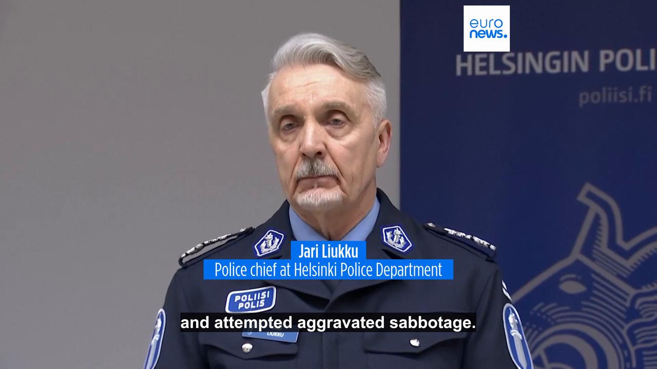 Video thumbnail for Authorities investigating damage to undersea telecom cables between Finland and Estonia