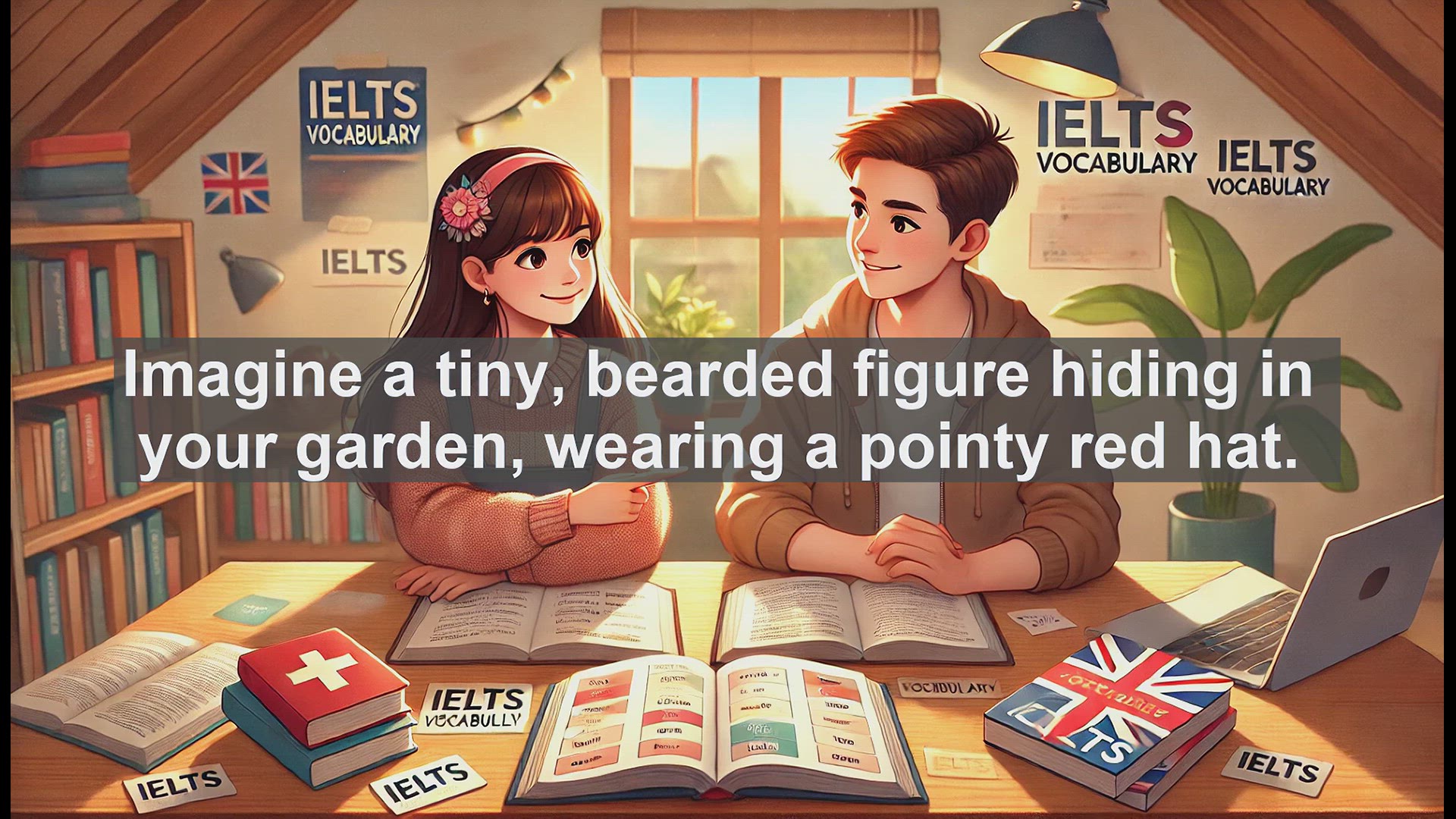 'Video thumbnail for 2000 Must Know IELTS 9.0 Vocabulary - What is a Gnome? Exploring the Magical World of Garden Creatures'