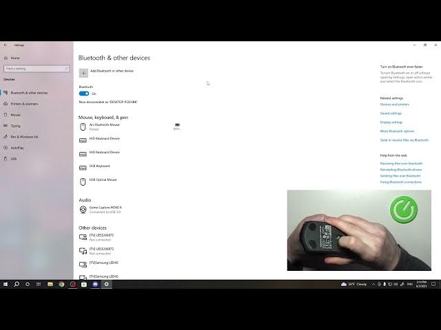 Video thumbnail for How To Pair Steelseries Rival 3 WIth PC Using Bluetooth