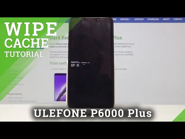 Video thumbnail for How to Erase Temporary Cache Files in ULEFONE P6000 Plus - Wipe Cache Partition