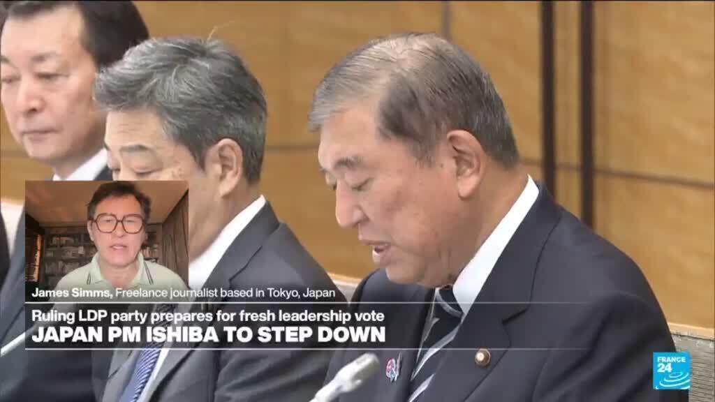 'Video thumbnail for Embattled Japanese PM Shigeru Ishiba to resign, media report'