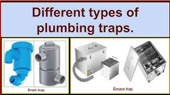 'Video thumbnail for Different types of plumbing traps./Various types of plumbing traps in buildings.'