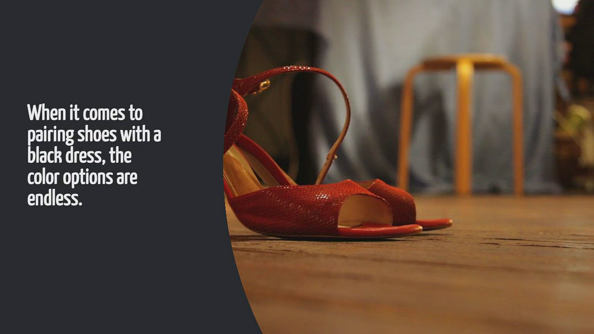 Video thumbnail for Black Dress What Color Shoes