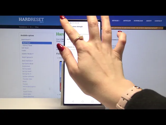 Video thumbnail for How to Change Vibration Settings  – Vibration Managing on LG Wing